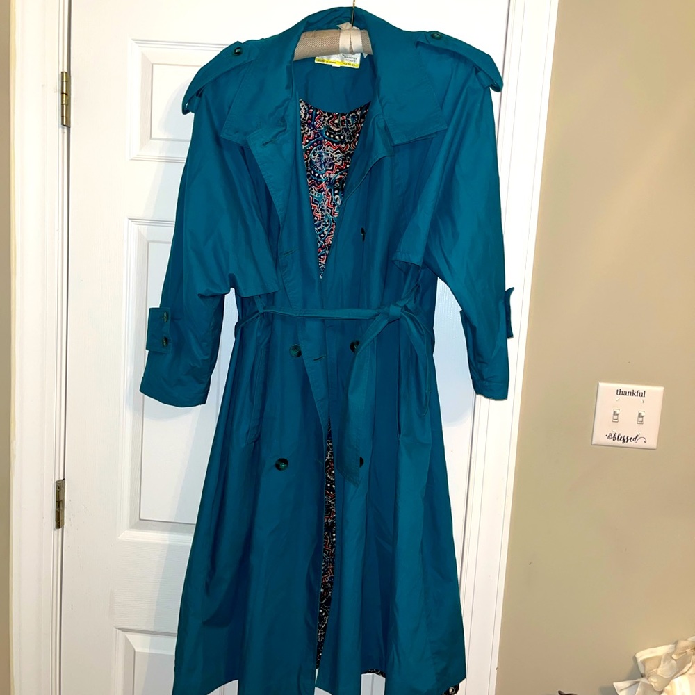 Vintage Lifestyles by Mulberry Street Rain Coat - Size 14